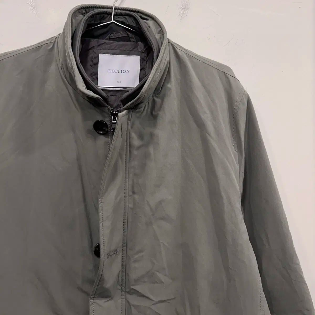 EDITION グースダウン 裏地 取り外し ハイネック ダウン コート