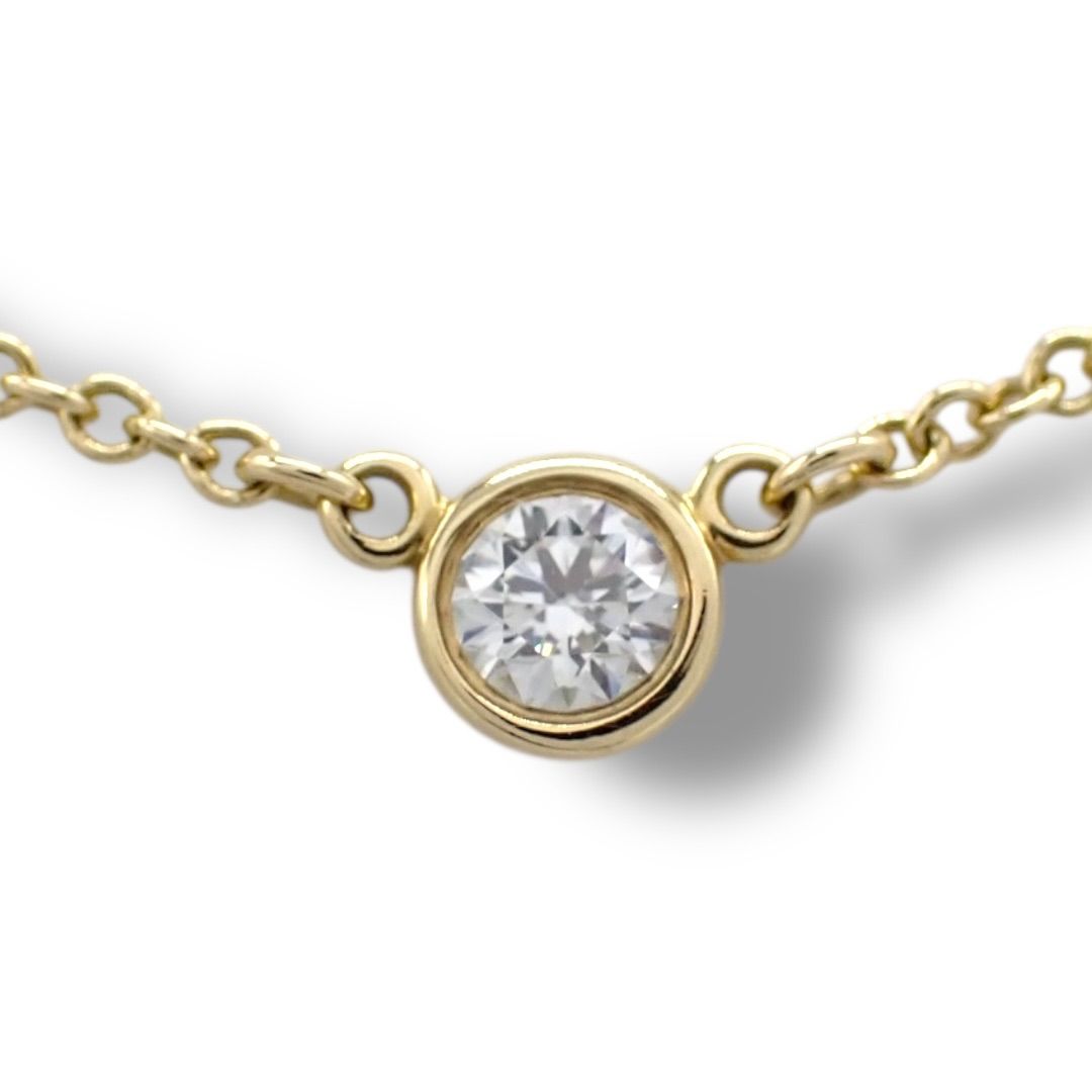 ティファニー 3.9mm バイザヤード 750 ネックレス ダイヤ 4401