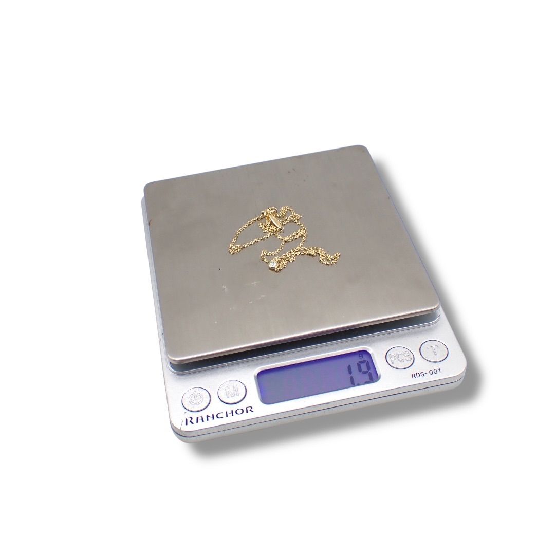 ティファニー 3.9mm バイザヤード 750 ネックレス ダイヤ 4401 FORTGASGNV_COM_BR