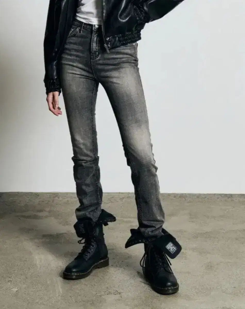 BOHEMSEO ストレート パンツ グレー m サイズ