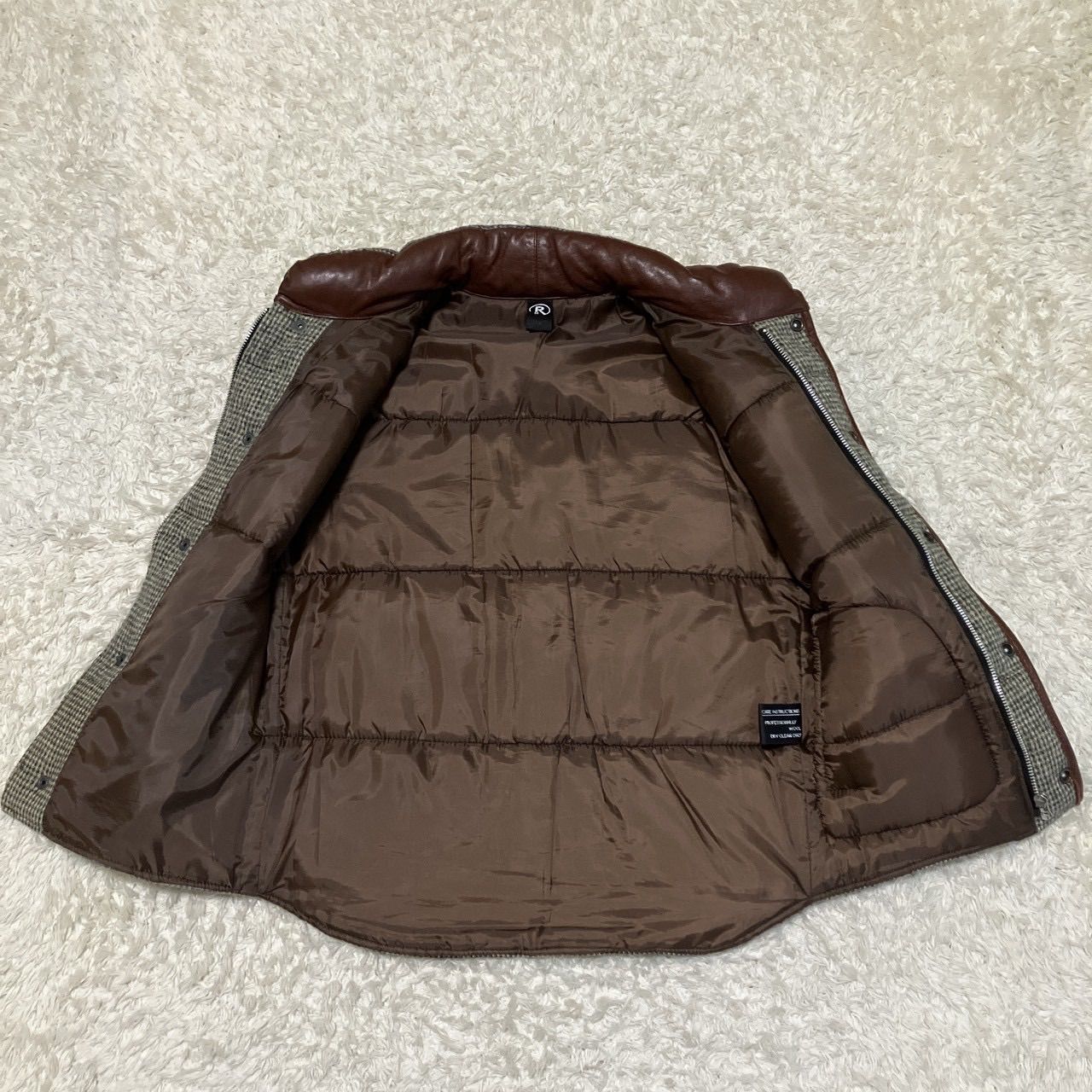 パッチワーク ダウンベスト