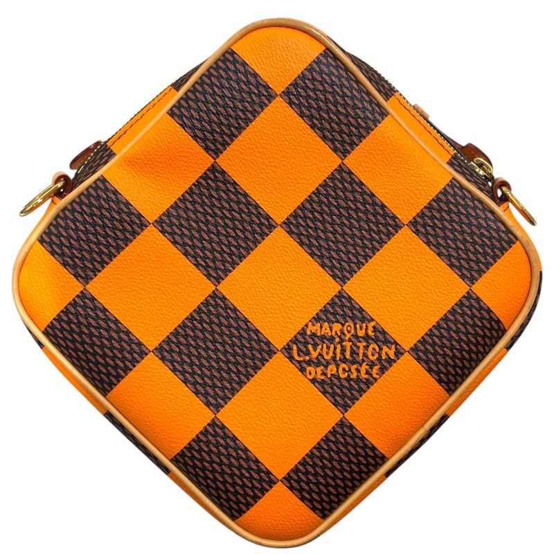 ルイ ヴィトン LOUIS VUITTON チェス メッセンジャー N40548 ボルケーノオレンジ ポップキャンバス レディース メッセンジャーバッグ
