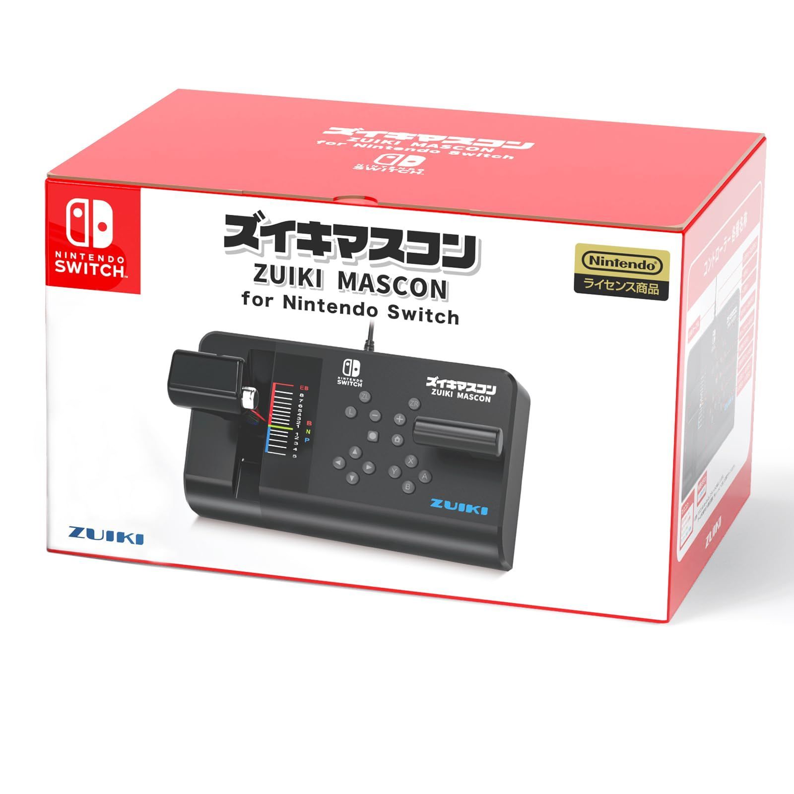 全品送料無料！ ズイキマスコン for Nintendo Switch BLACK 任天堂ライセンス商品 Nintendo Switch2動作 済み 電車でgo 鉄道にっぽん JR東日本トレインシミュレーター ニンテンドー スイッチ対応 Steam対応 ニンテンド 愛用