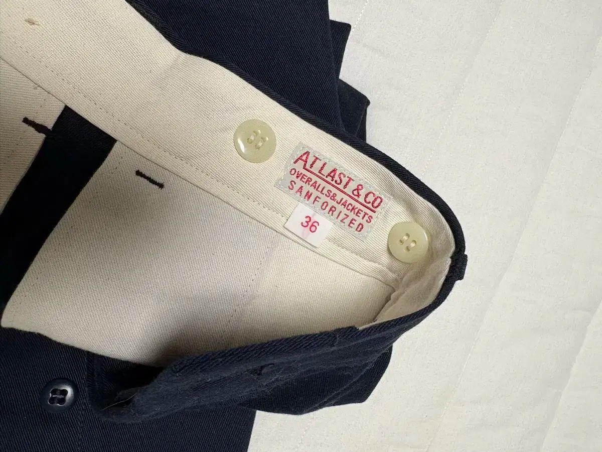  At Last-Co アットラスト 25 ss ネイビー チノ 36 チノパン パンツ