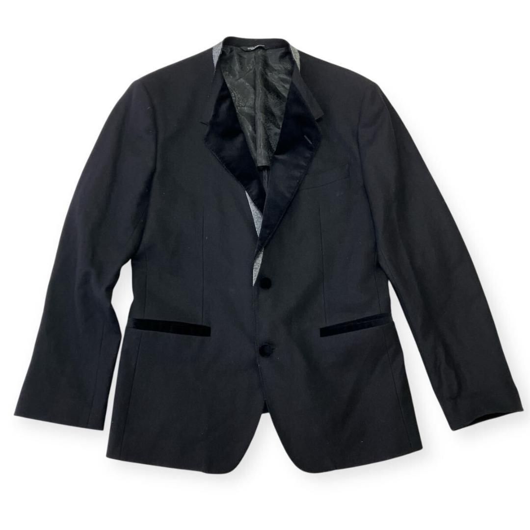 ドルチェ&ガッバーナ 黒 ジャケットL〜XL ペイズリー テーラード