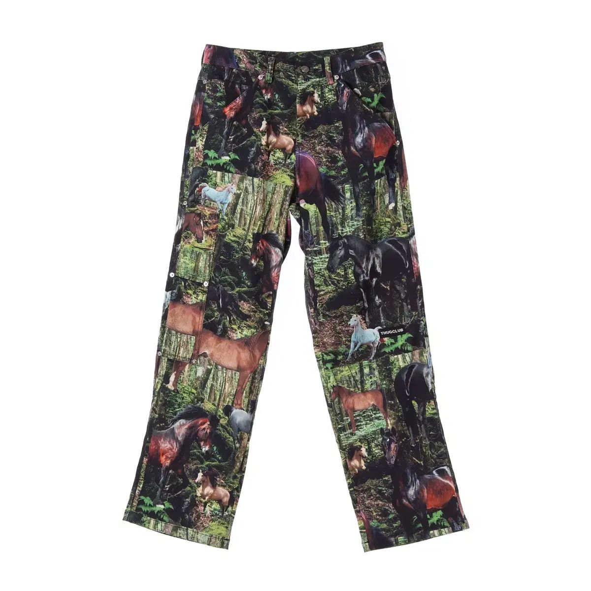 サグクラブ Thug Club マルバジ クラブ ホールズ パンツ デニム チノパンツ S