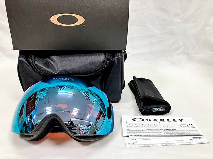 OAKLEY オークリー スキーゴーグル Flight Deck M Navy Blaze w Prizm Sapphire GBL 0OO7064
