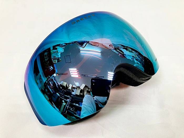 OAKLEY オークリー スキーゴーグル Flight Deck M Navy Blaze w Prizm Sapphire GBL 0 OO 7064