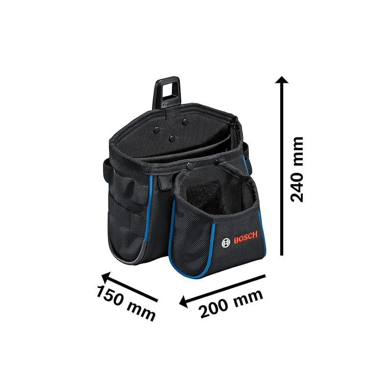 Bosch Professional ボッシュ 作業用ポーチ GWT2 黒 0