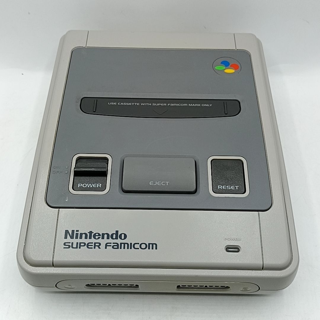 動作品 任天堂 スーパーファミコン 後期型 APU-01 キャリーケース ゲーム6本付き 一式セット スーパーマリオ ドンキーコング