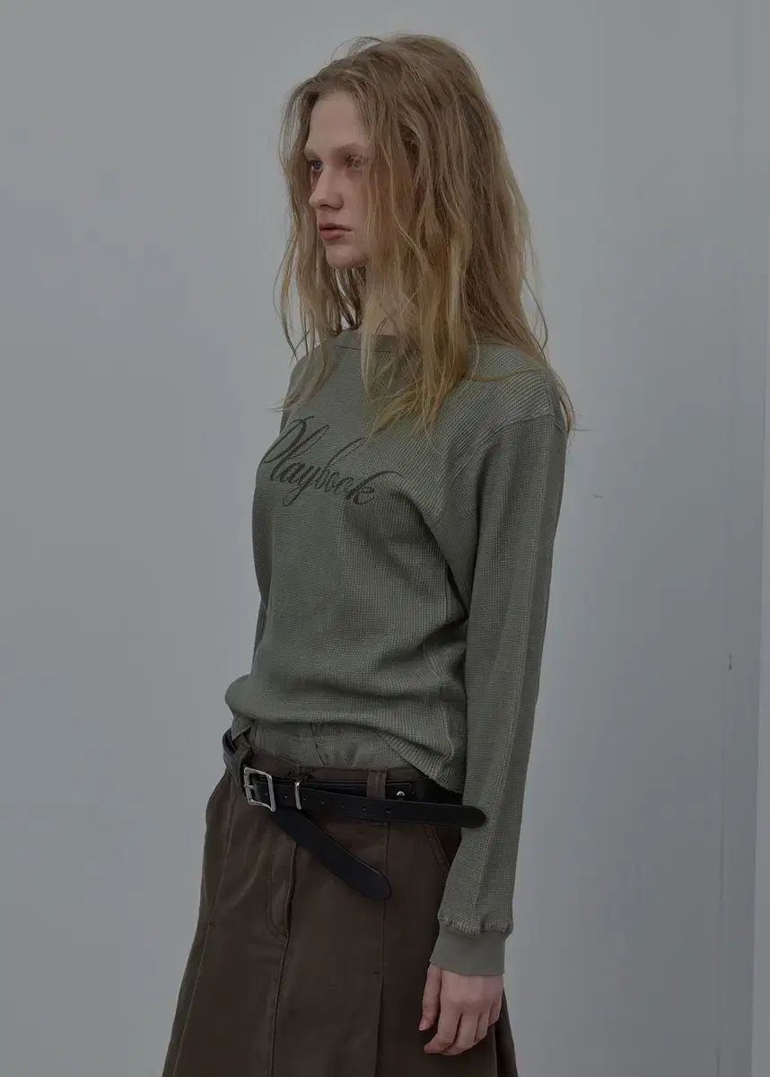 エルシーディーシー ワッフルプルオーバー WAFFLE T-SHIRT KHAKI