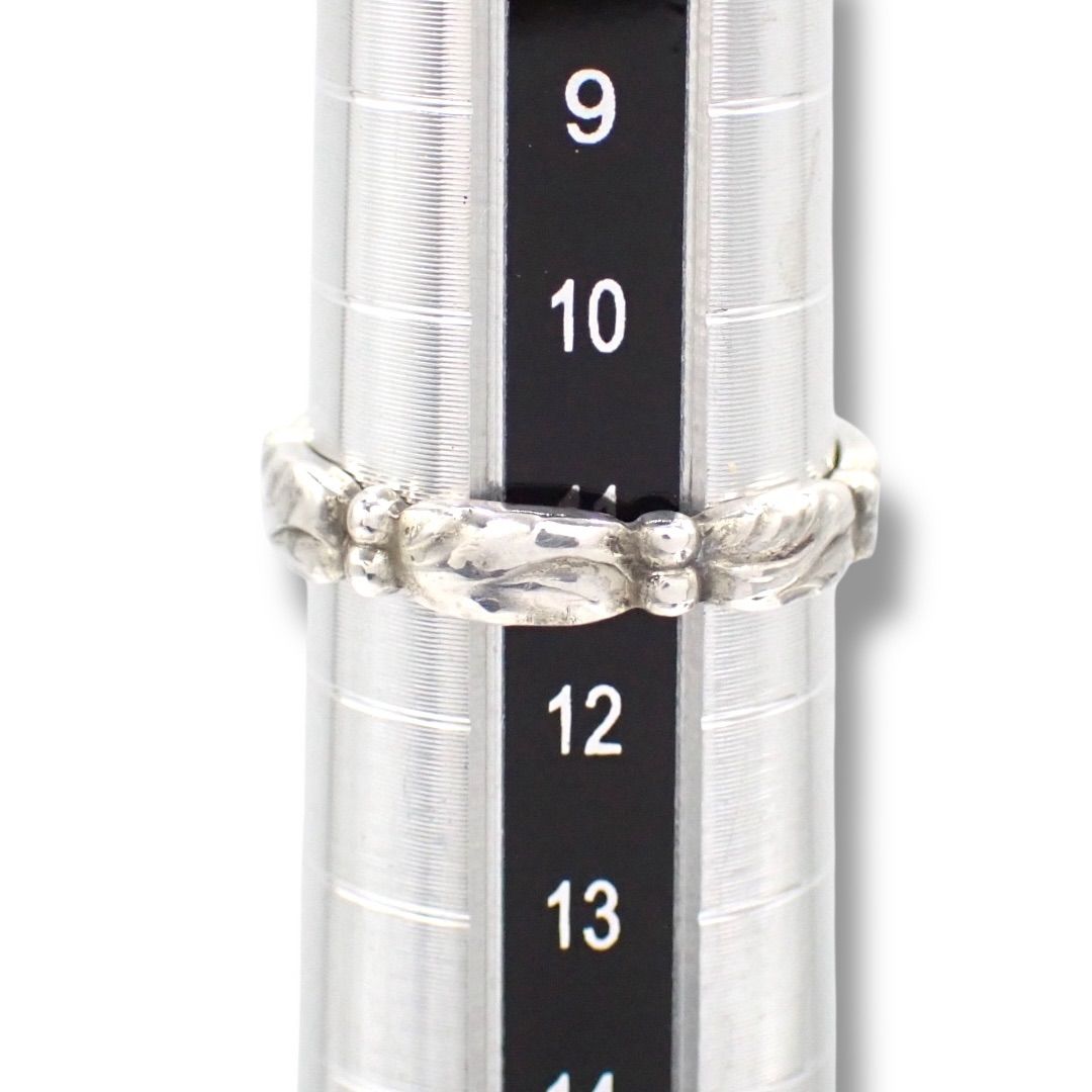 ジョージジェンセン #57 リング 11号 925 リーフ シルバー 4392 - メルカリ