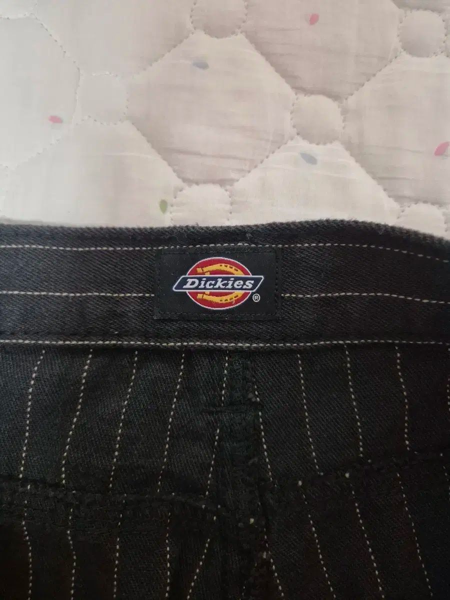  ディッキーズ ストライプ ブラック ワークパンツ 32 チノパン パンツ