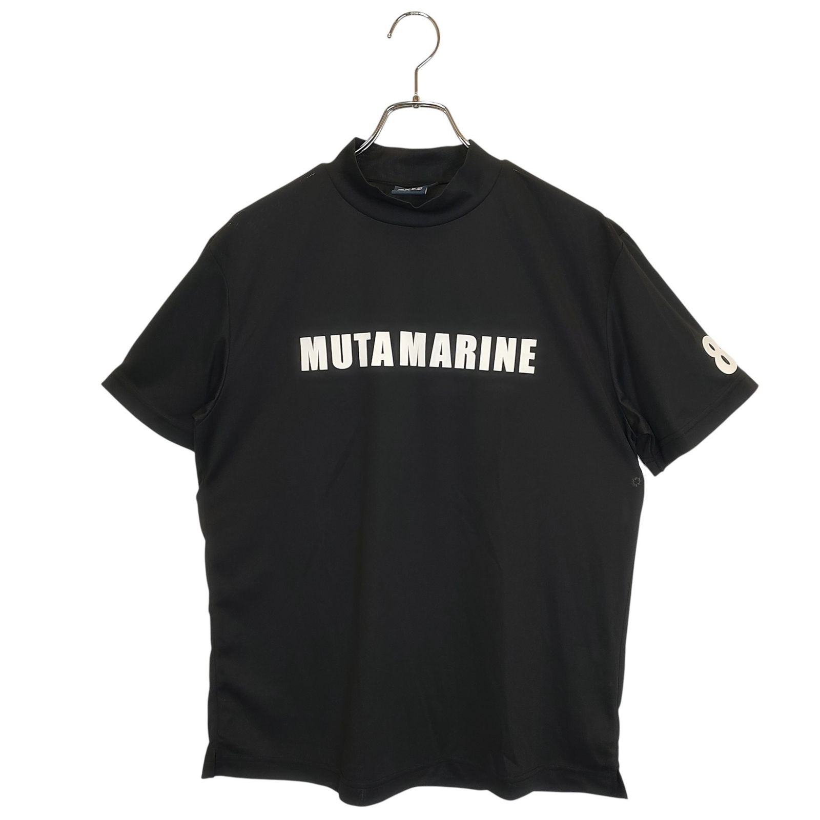 muta MARINE ムータ マリン モックネック 半袖 Tシャツ YMMY-230741 5 ブラック メンズ