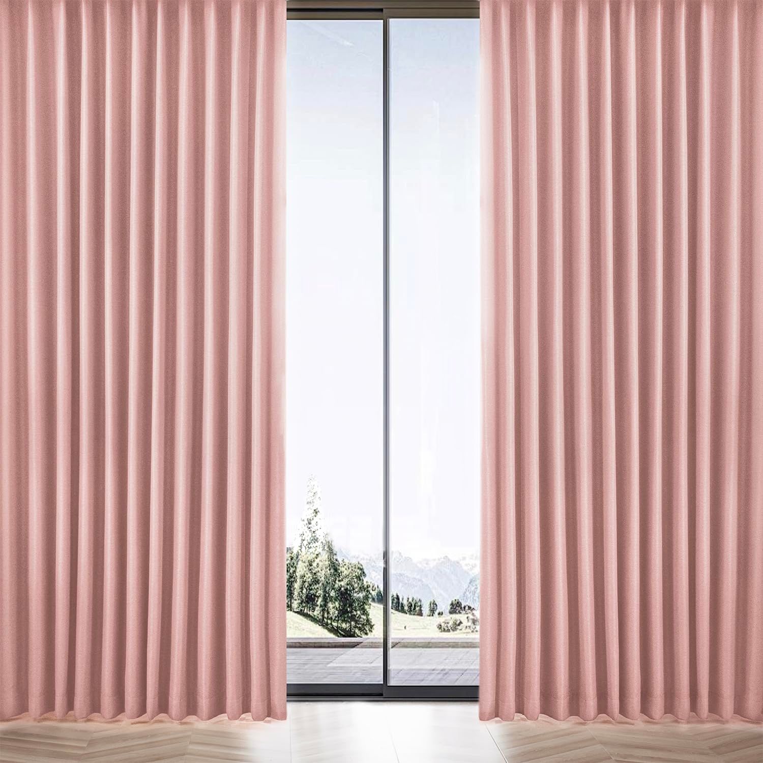 寝室 リビング用 2級遮光 UVカット 断熱 保冷 セット 保温 遮熱 防寒 組 防音 ドレープカーテン 形態記憶加工済み 遮光 冷気遮断 省エネ 節電対策 カーテン 厚手 無地 おしゃれ 防炎 洗える 洗濯機対応 AIFY 幅15