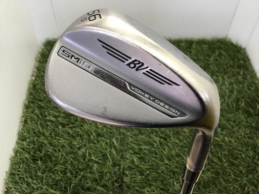 【】 タイトリスト VOKEY SPIN MILLED SM10 ニッケル 56°/12°D ウェッジ WG リシャフト (フレックスその他) メンズ 男性用 右利き 右用 Dランク ゴルフクラブ