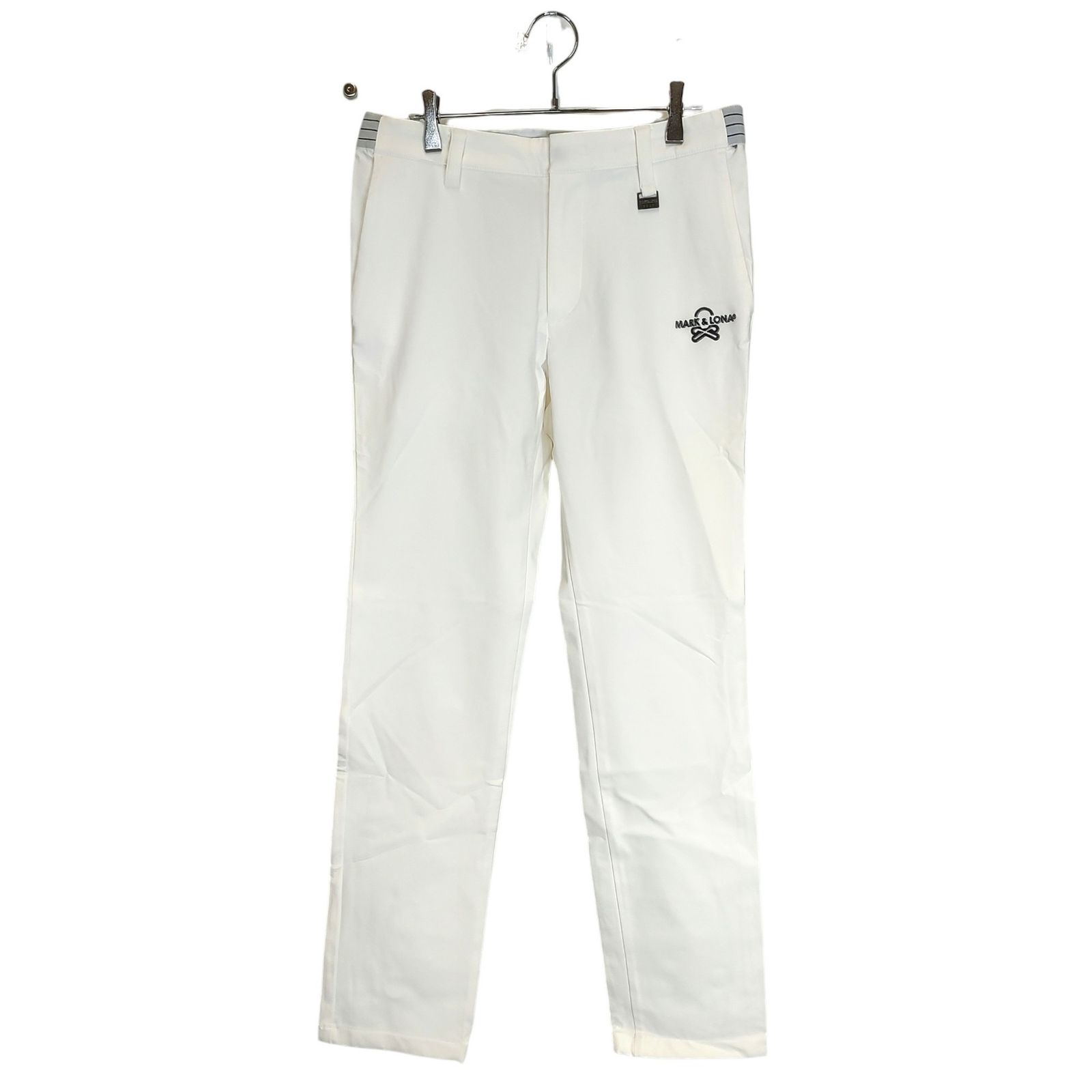 MARK&LONA マークアンドロナ ゴルフ 25SS Option AeroCool Adaptive Pants 接触冷感機能 ストレッチ パンツ MLM-5A-AT03 46 ホワイト メンズ