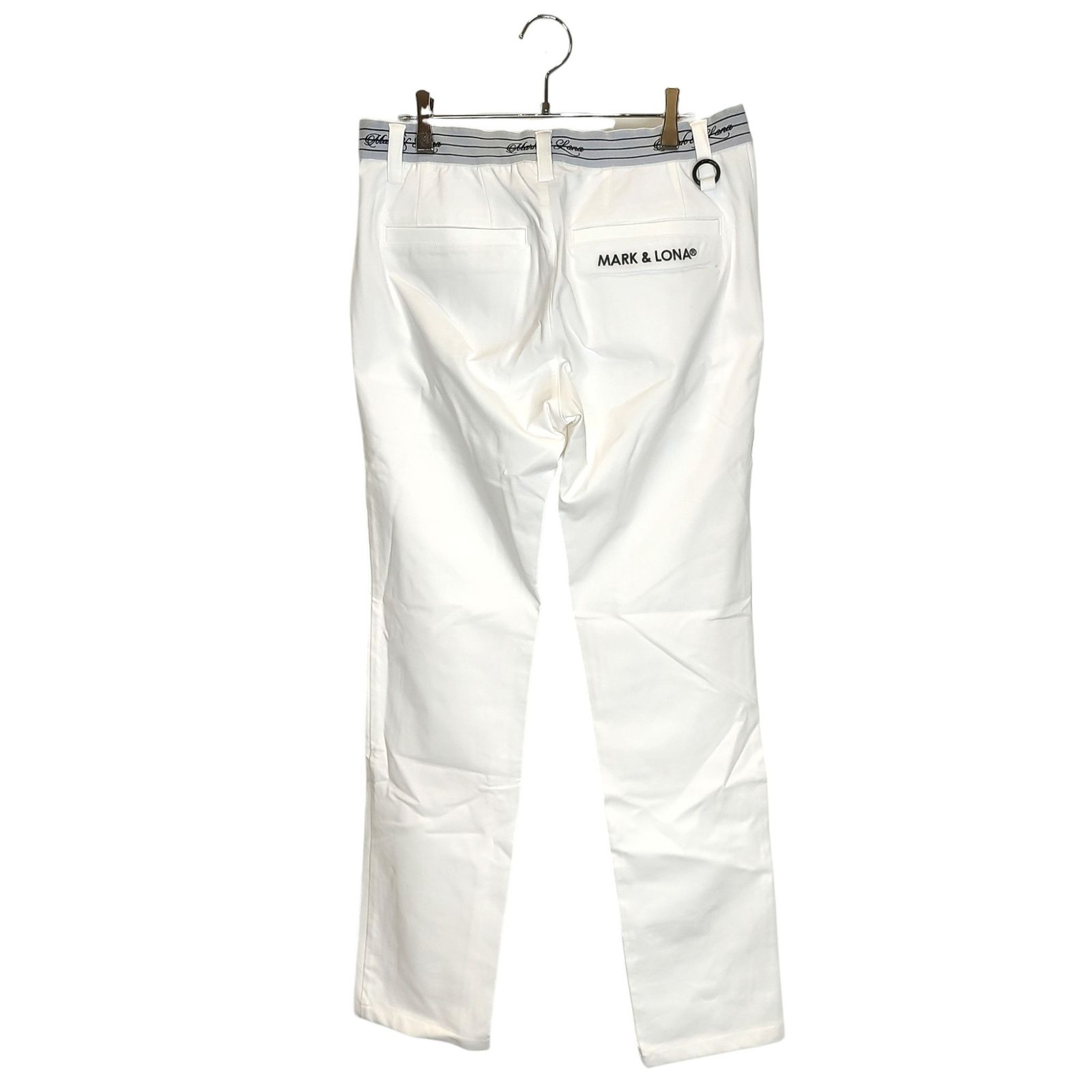 MARK＆LONA マークアンドロナ ゴルフ 25SS Option AeroCool Adaptive Pants 接触冷感機能 ストレッチ パンツ MLM-5A-AT03 46 ホワイト メンズ