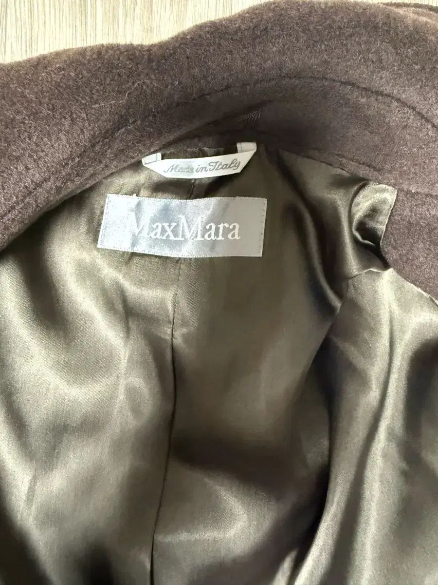 MAX MARA マックスマーラ ブラウン ダブル ボタン コート S-M GULLKHAN_COM