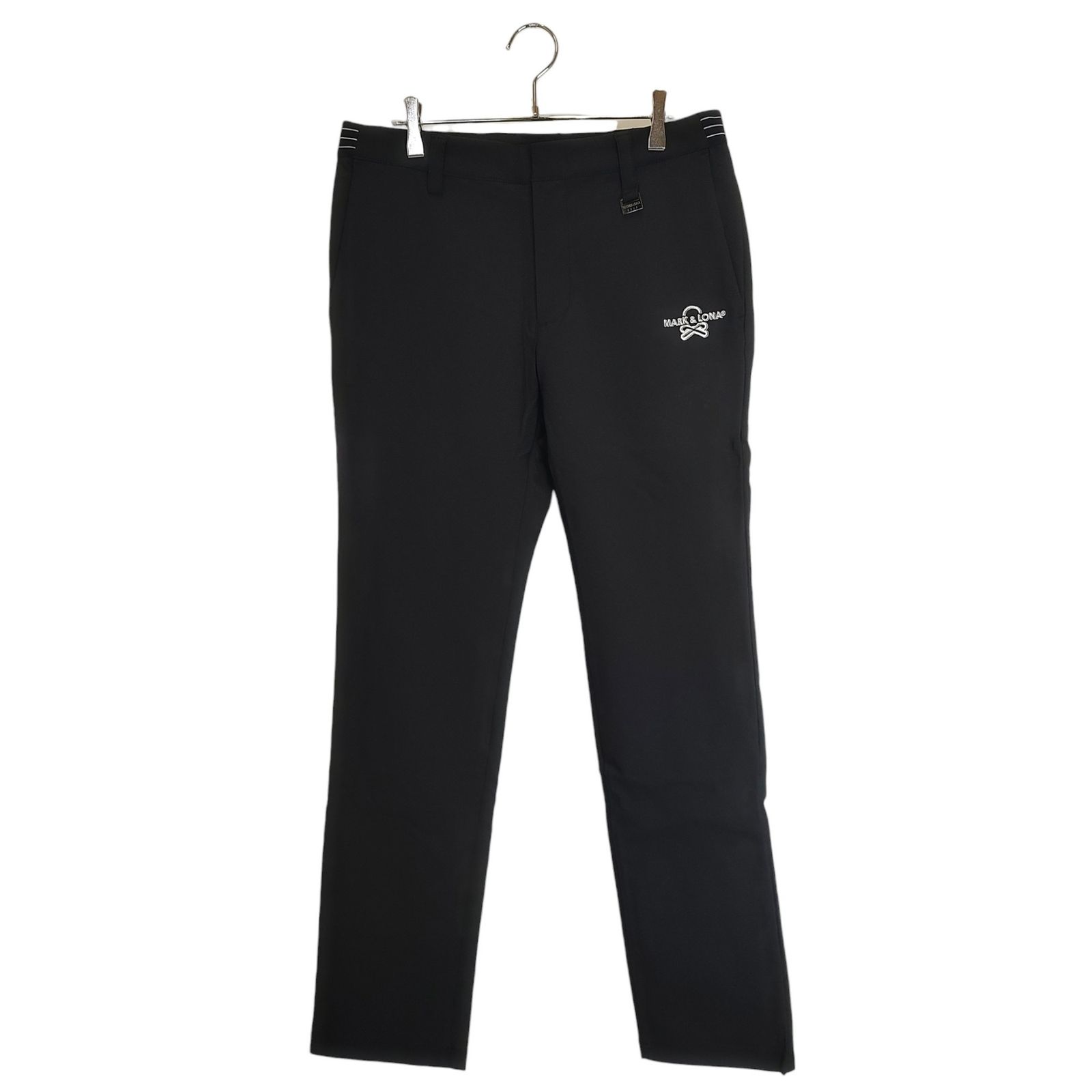 MARK&LONA マークアンドロナ ゴルフ 25SS Option AeroCool Adaptive Pants 接触冷感機能 ストレッチ パンツ MLM-5A-AT03 46 ブラック メンズ