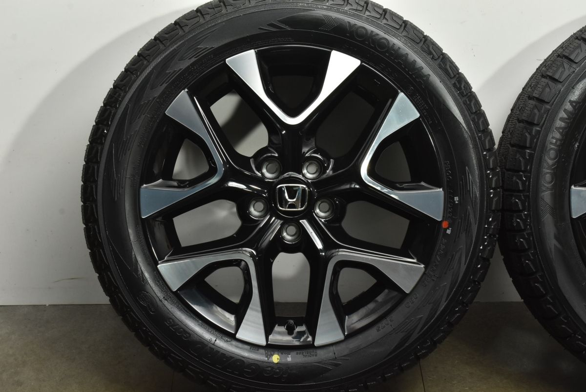  スタッドレス ホンダ ZR V 18 in 7 J 50 PCD 114 3 ヨコハマ アイスガード G 075 225 55 R 製 HONDA バリ溝 18インチ タイヤ ホイールセット
