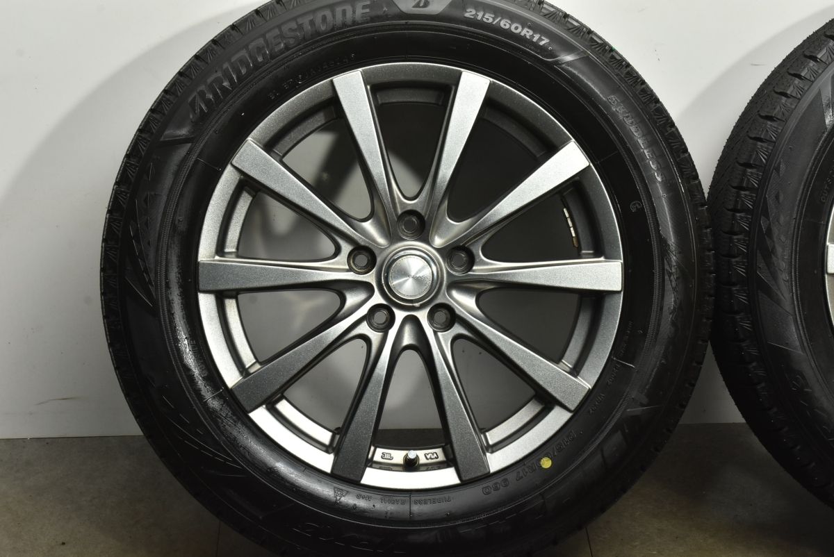  製 超バリ溝 GRASS 17 in 7 J 54 PCD 114 3 ブリヂストン ブリザック VRX 215 60 R C HR オデッセイ SKフォレスター 17インチ タイヤ ホイールセット