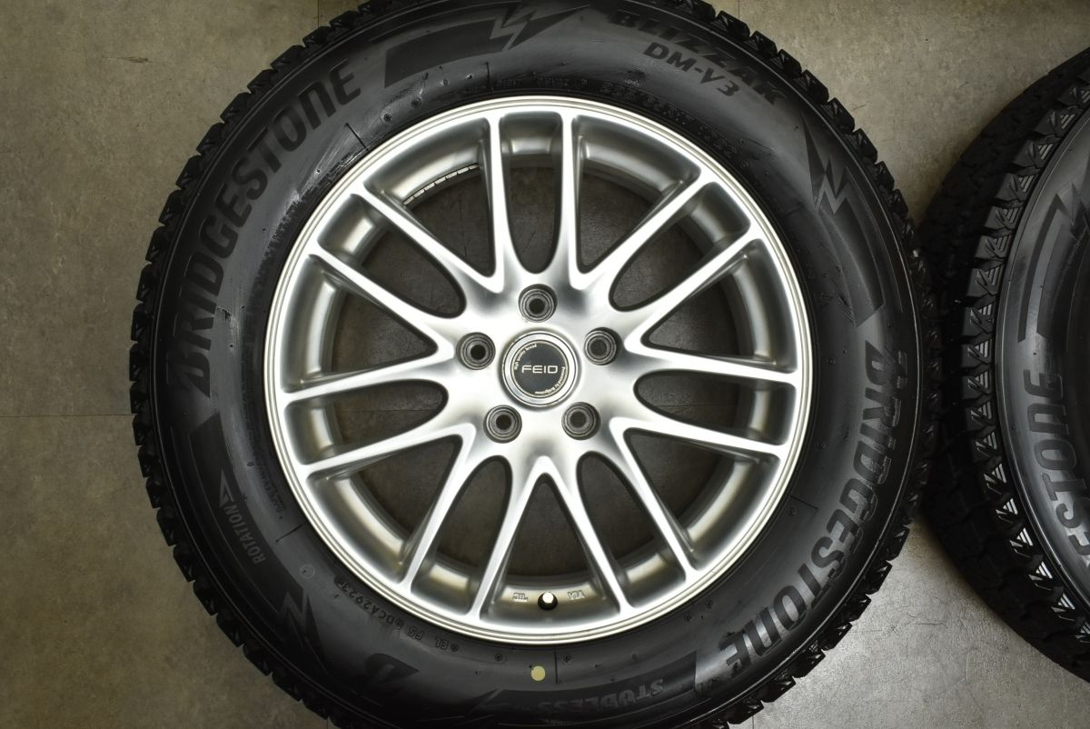 超バリ溝 FEID 17 in 7 J 45 PCD 114 3 ブリヂストン ブリザックDM V 225 65 R 製 エクストレイル CX 5 8 レガシィアウトバック