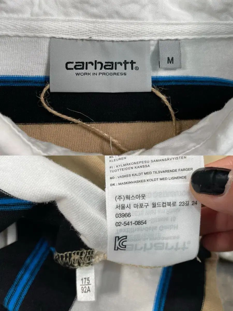 ストライプ pkシャツ