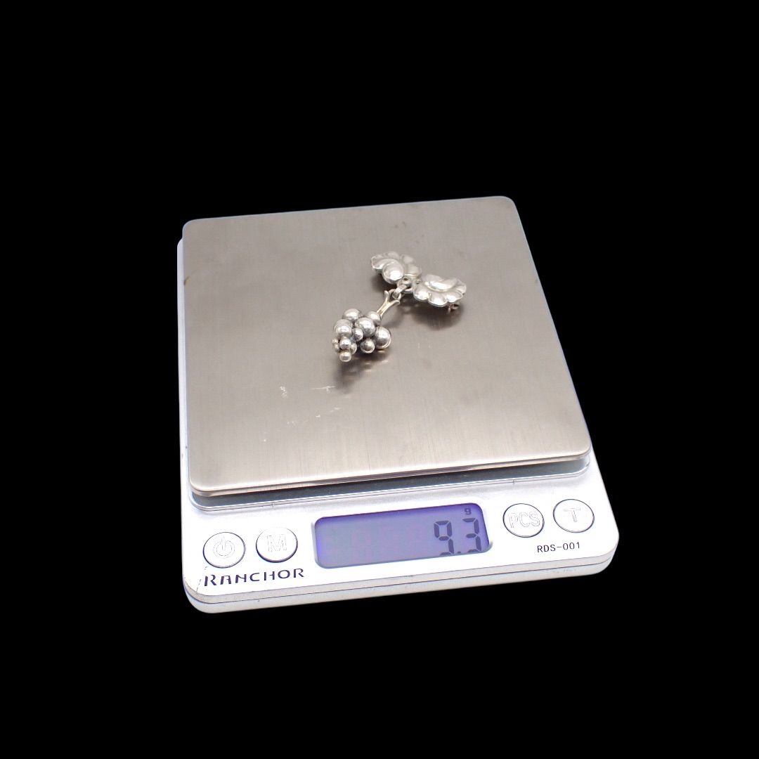 ジョージジェンセン ブローチ 217A グレープ 925 シルバー 4255 FORTGASGNV_COM_BR