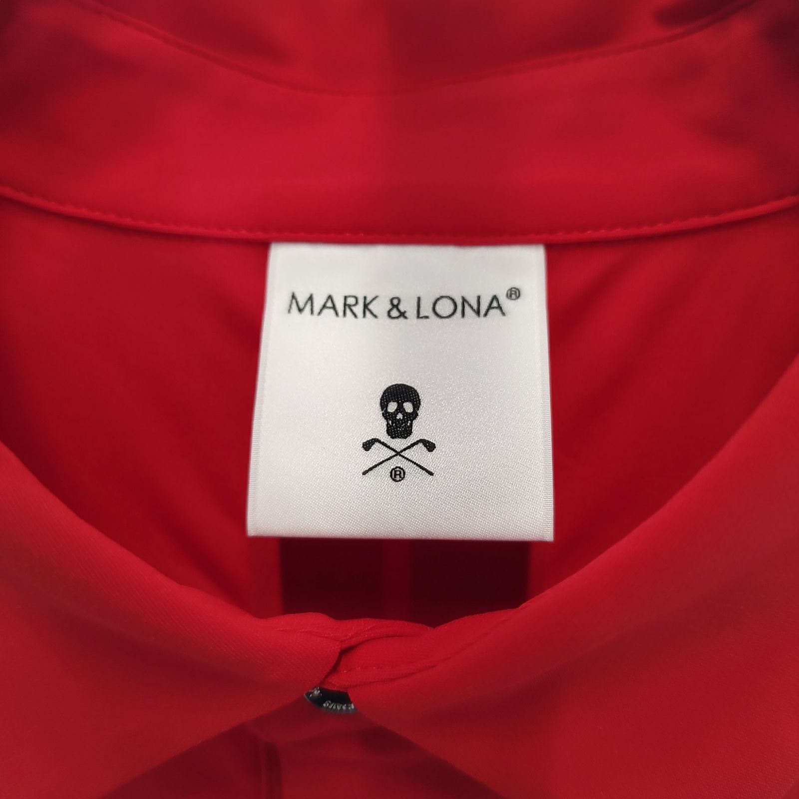 MARK＆LONA マークアンドロナ ゴルフ 25SS Option Performance Polo 素材 半袖 ポロシャツ MLM-5A-AP01 44 レッド メンズ LLC-HASEGAWATOSO_COM
