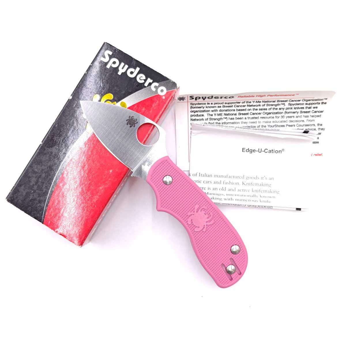 SPYDERCO スパイダルコ SQUEAK PINK スクィーク ピンク 折りたたみナイフ C154PPN
