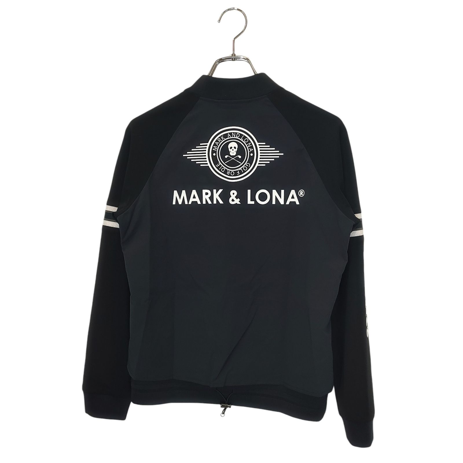 MARK＆LONA マークアンドロナ ゴルフ 25SS Ventura Mesh-Panel Zip Jacket ジップアップ ジャケット MLW-5A-AD02 40 ブラック×ホワイト レディース
