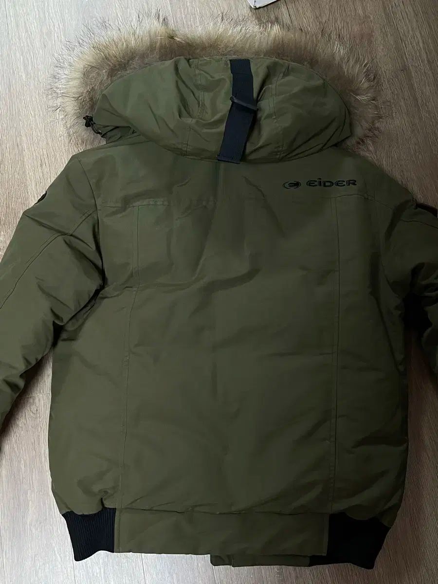 アイダー 700 グースダウン ショートダウン カーキ色 S GULLKHAN_COM