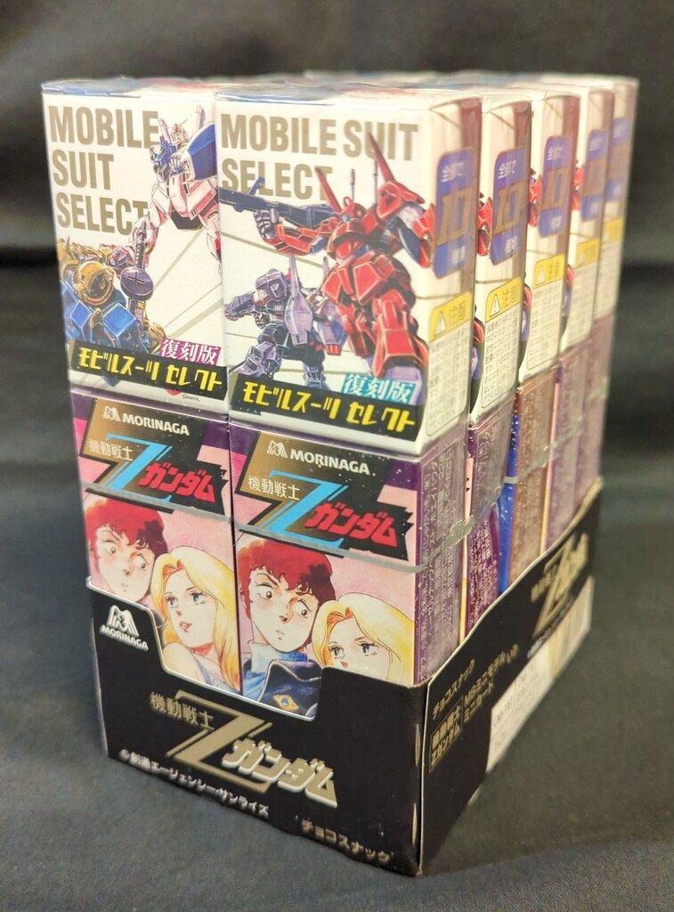 森永製菓 モビルスーツセレクト 機動戦士Zガンダム チョコスナック モビルスーツセレクト 1BOX