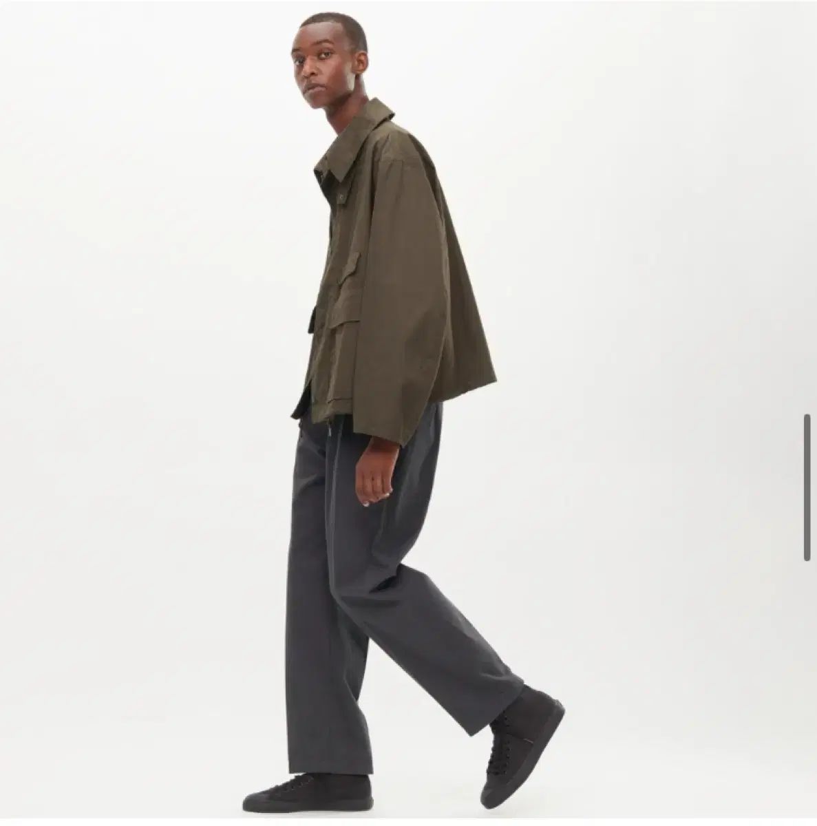 ユニクロ U ショートブルゾン ジャケット