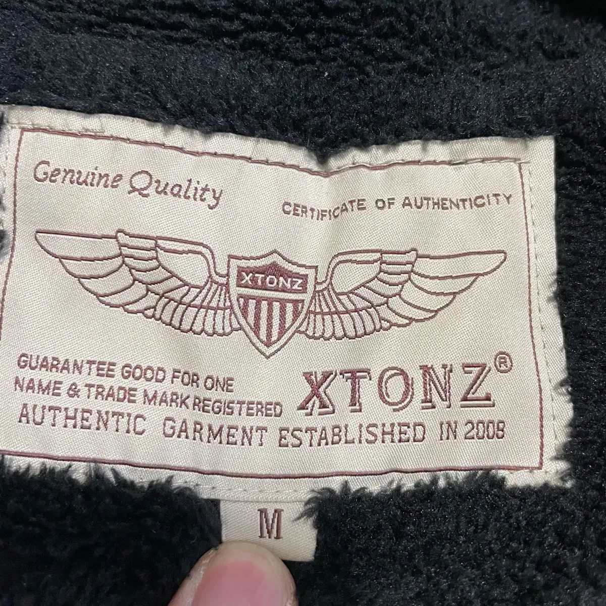 M XTONZ 必須アイテム ファージャケット