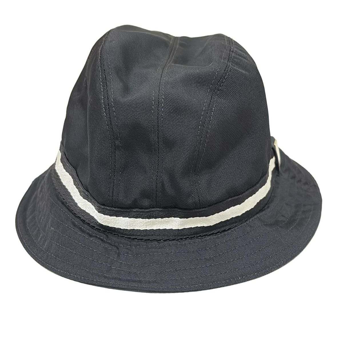 GUCCI グッチ ハット M - 黒×アイボリー