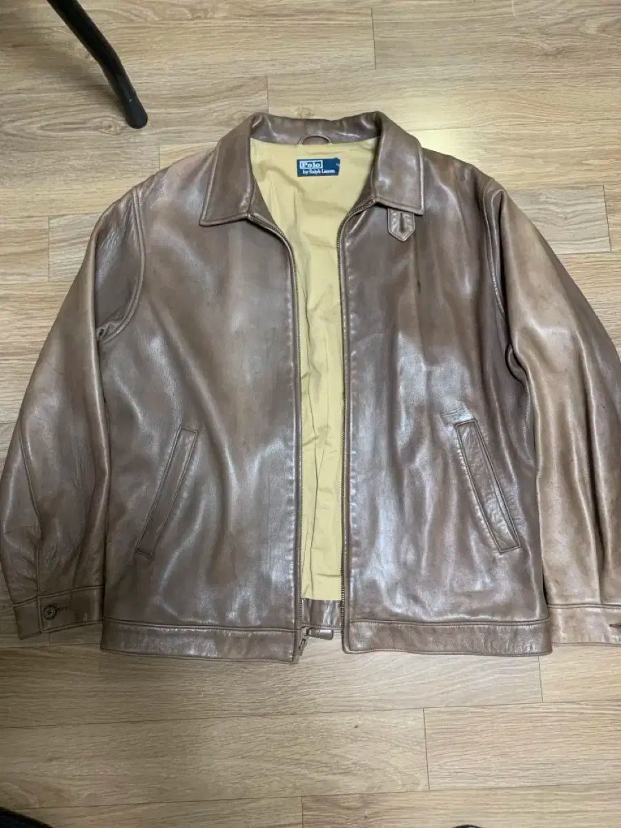 90s ポロ マックスウェル ブラウン リーダージャケット