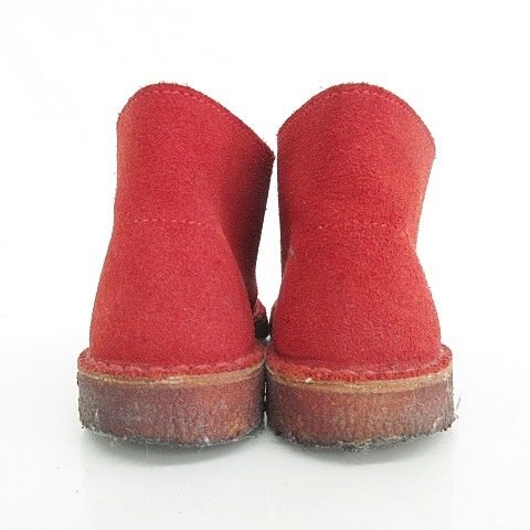 クラークス clarks ブーツ デザートブーツ ショートブーツ スエード レザー 英国製 レッド 赤 4