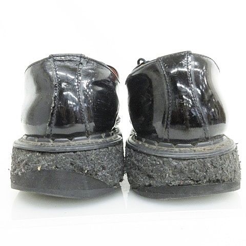 ジョージコックス GEORGE COX ピール アンド リフト PEEL＆LIFT エナメル シューズ ラバーソール 英国製 ブラック 黒