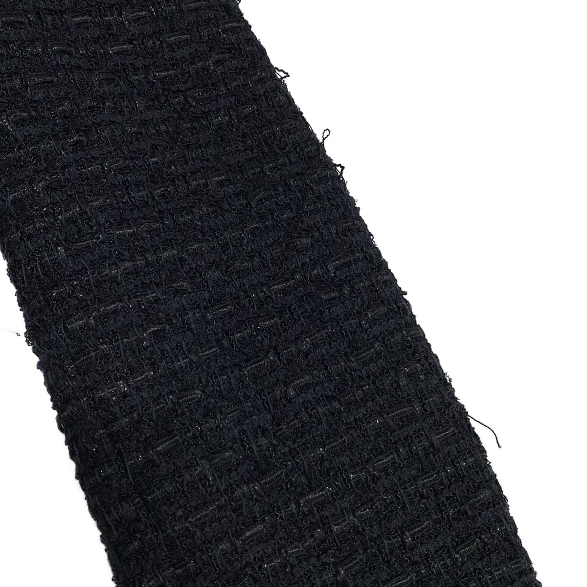 CHANEL シャネル ジャケット サイズ40 M レディース - P27798 黒 長袖 ツイード ラメ ココマークボタン 春 秋 GULLKHAN_COM