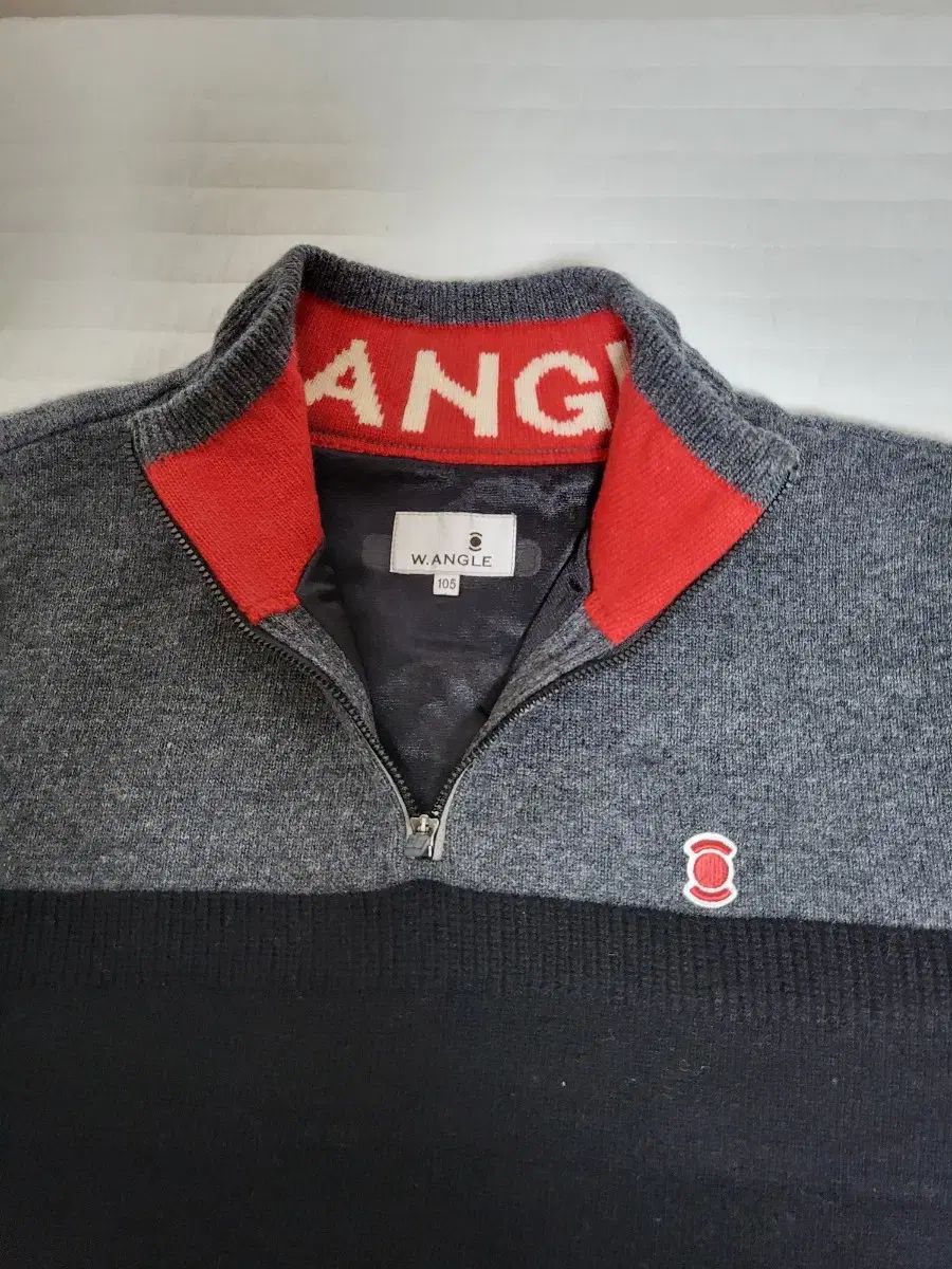 WIDE ANGLE ゴルフ 防風 ハーフジップ ニット