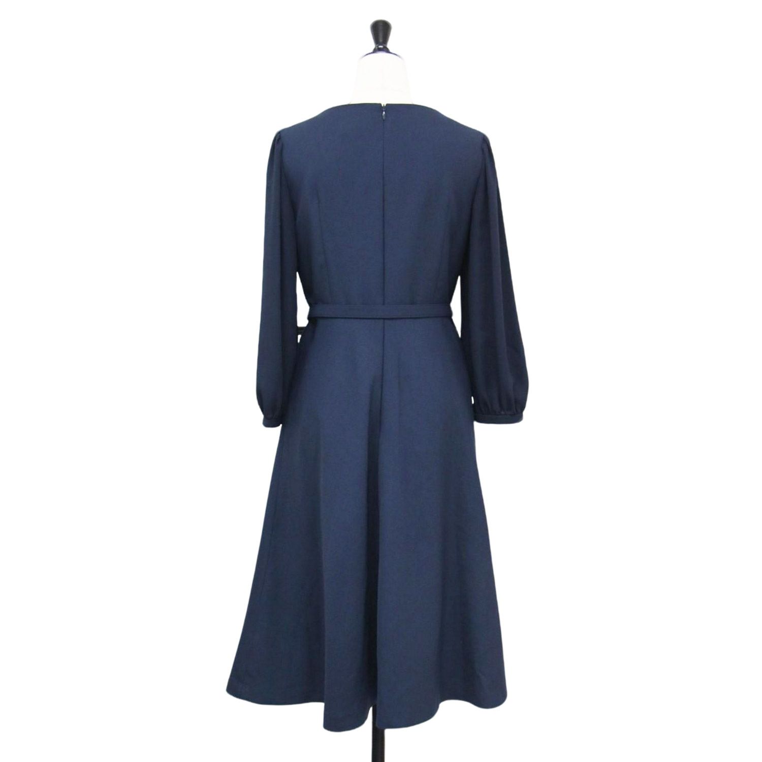 STRAWBERRY-FIELDS ストロベリーフィールズ ワンピース ネイビー 紺