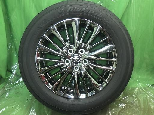 30アルファード　エグゼクティブラウンジ　17インチ ヨコハマタイヤホイール　① 中古】YOKOHAMA 21年製 30アルファードエグゼクティブラウンジ