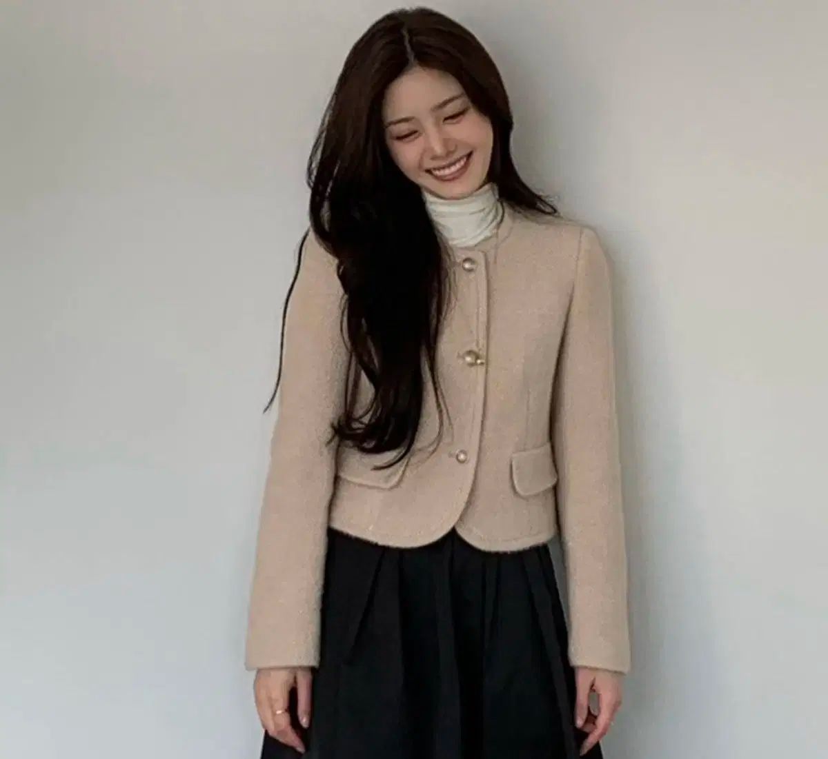 ロエム ヘアリー 조직감 ジャケット