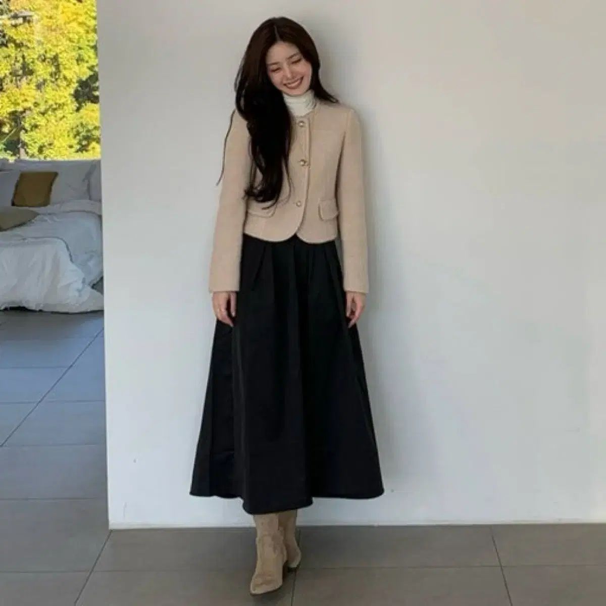 ロエム ヘアリー 조직감 ジャケット