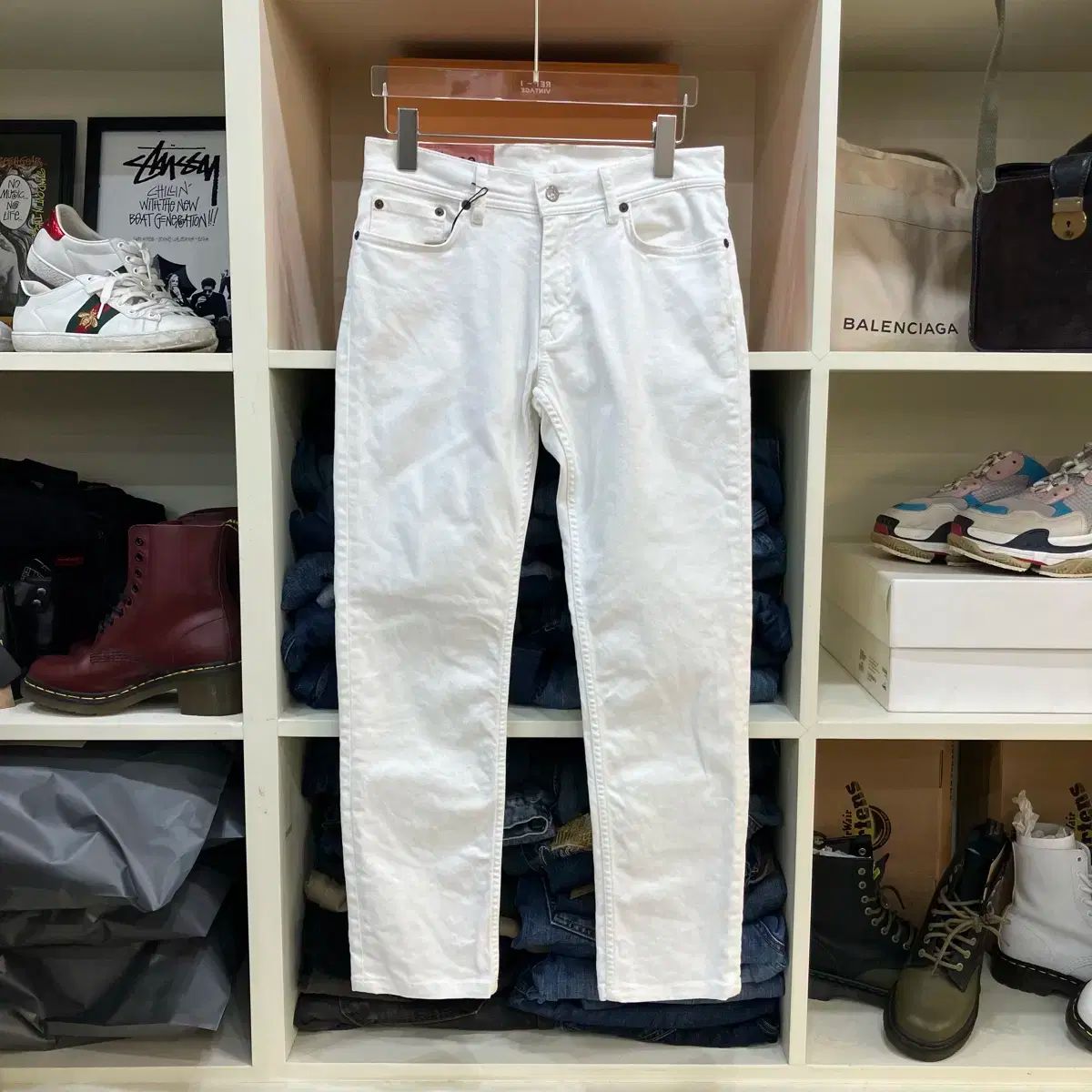 Acne Studios アクネストゥディオズ 白 デニム パンツ 28