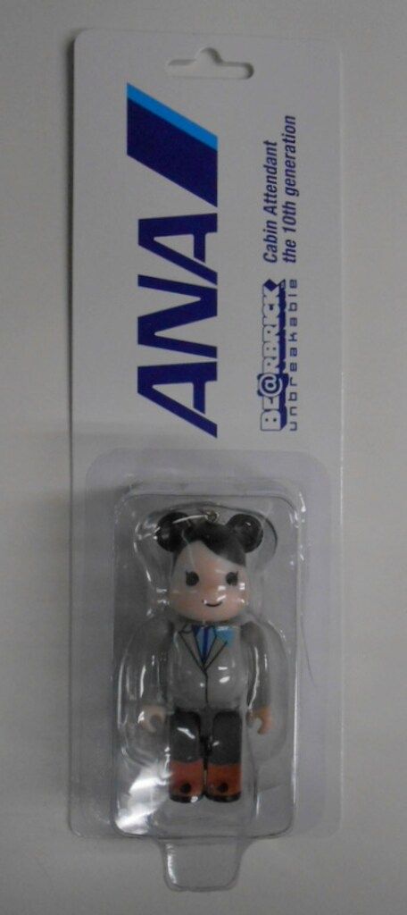 MEDICOMTOY BE@RBRICK ANA10代目制服CAベア 100% MEDICOM TOY OFFICIAL
