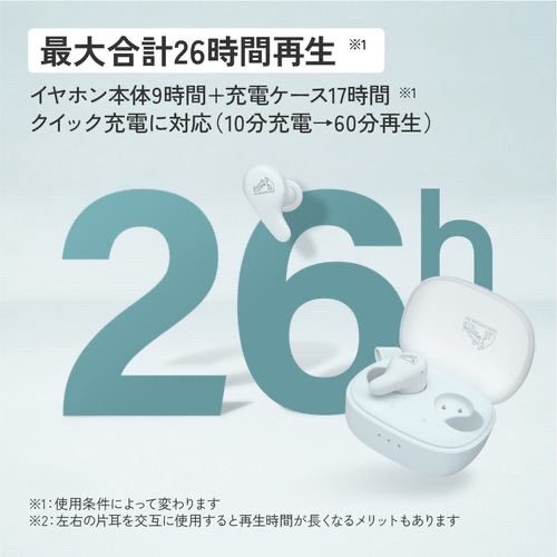 完全ワイヤレスイヤホン