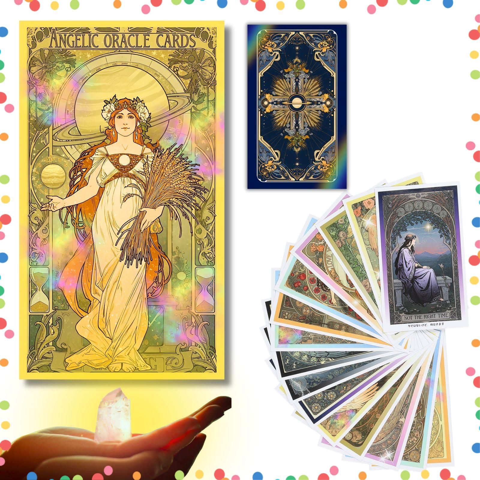 在庫セール】タロットカード 天然石 オラクルカード 水晶